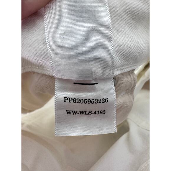 Everlane Curvy Cheeky Jeans High Waist Straight Leg Stretch White Size 31 - Picture 8 of 12